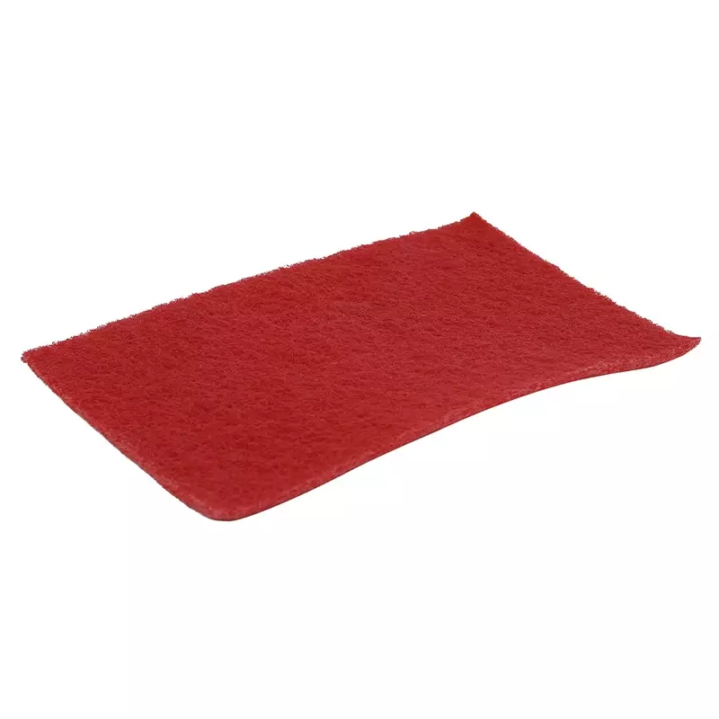 Schuurlapje dun 230x150x8 mm rood