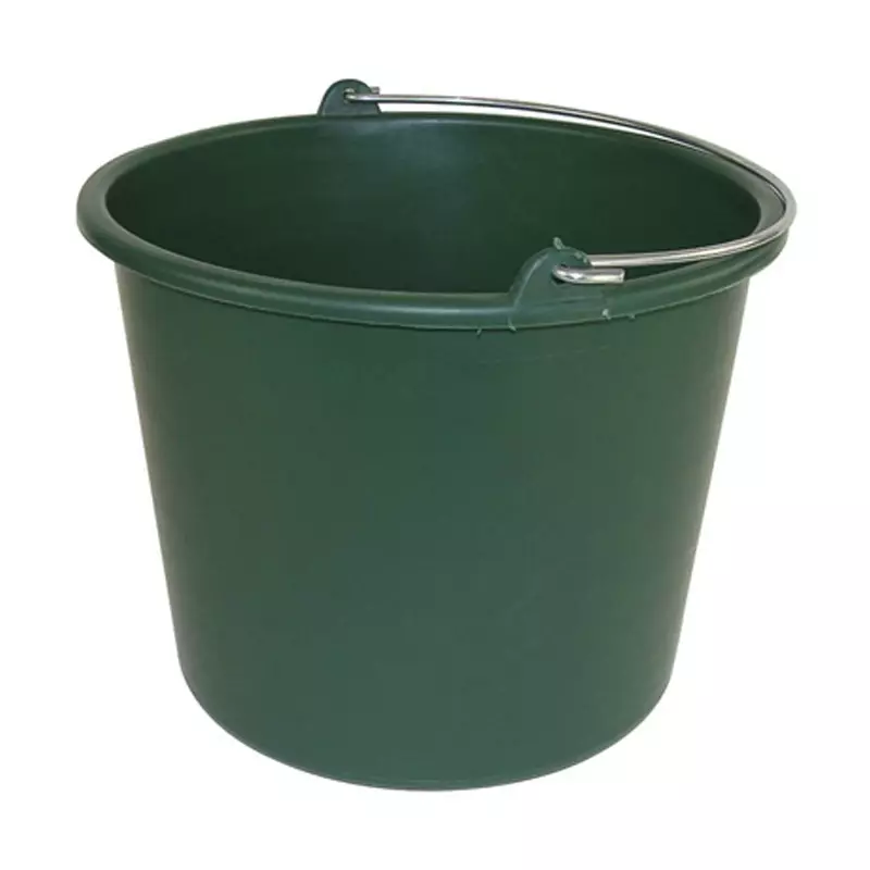 Emmer kunststof 12 liter groen