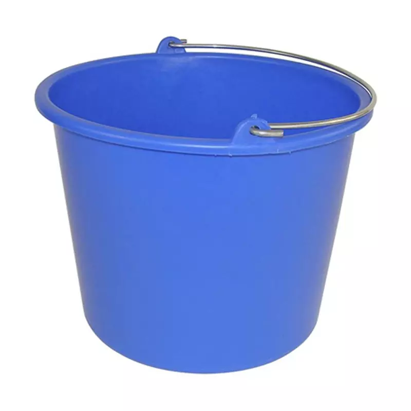 Emmer kunststof 12 liter blauw