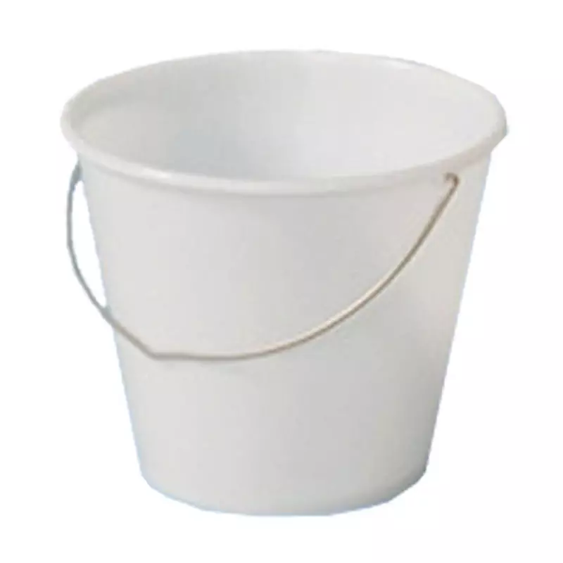 Emmer kunststof 12 liter wit
