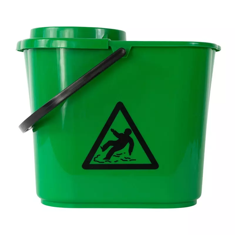 Mopemmer met wringkorf 12 liter groen