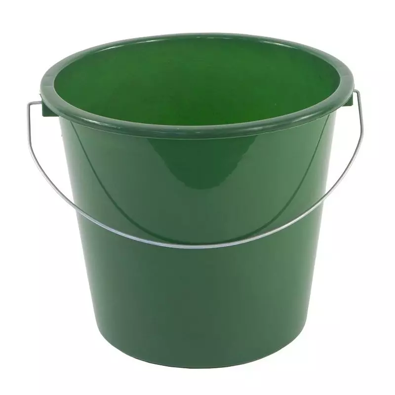 Emmer kunststof 5 liter groen