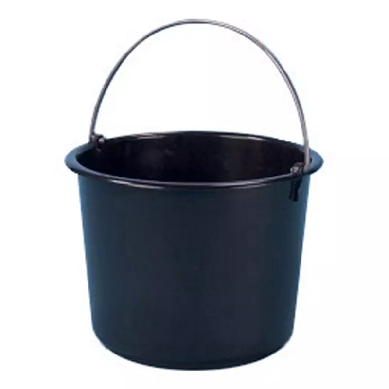 Emmer HDPE heavy duty 20 liter zwart