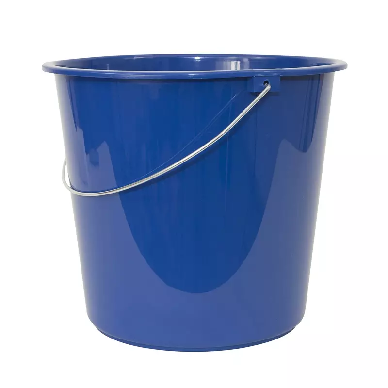 Emmer kunststof 10 liter blauw