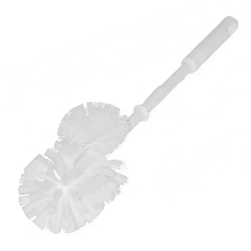 Toiletborstel met randreiniger polypropyleen wit