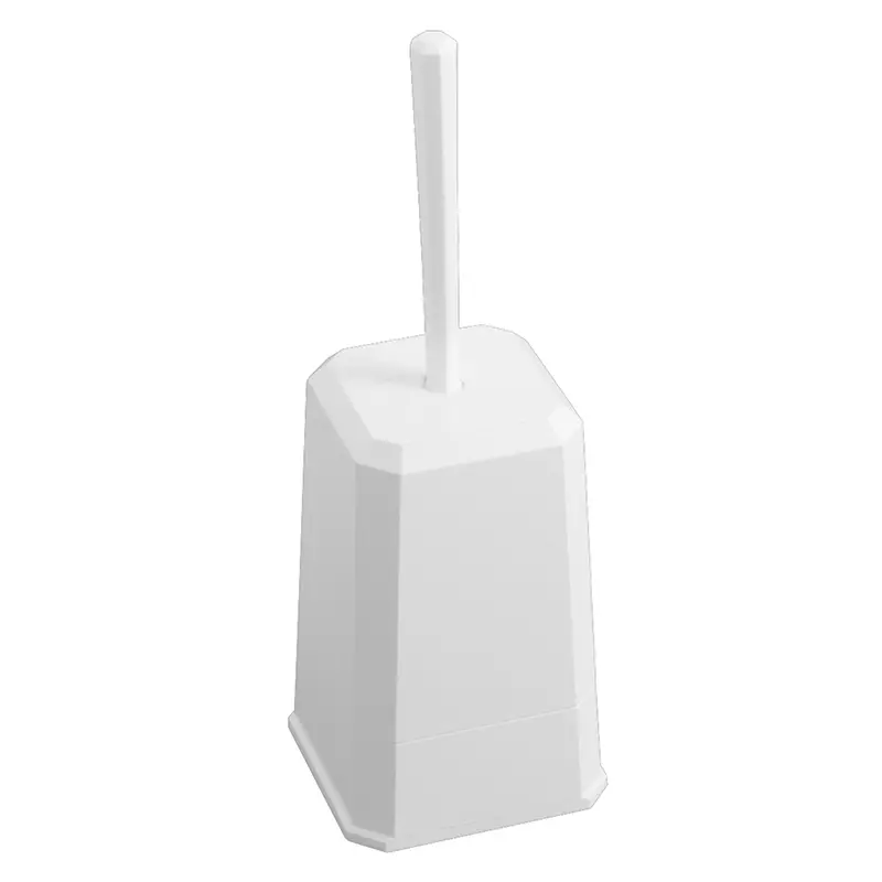 Euro Products Pearl toiletborstel en houder gesloten wit