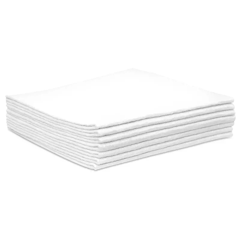 Euro Products klassieke poetsdoeken non-woven 38x40 cm wit