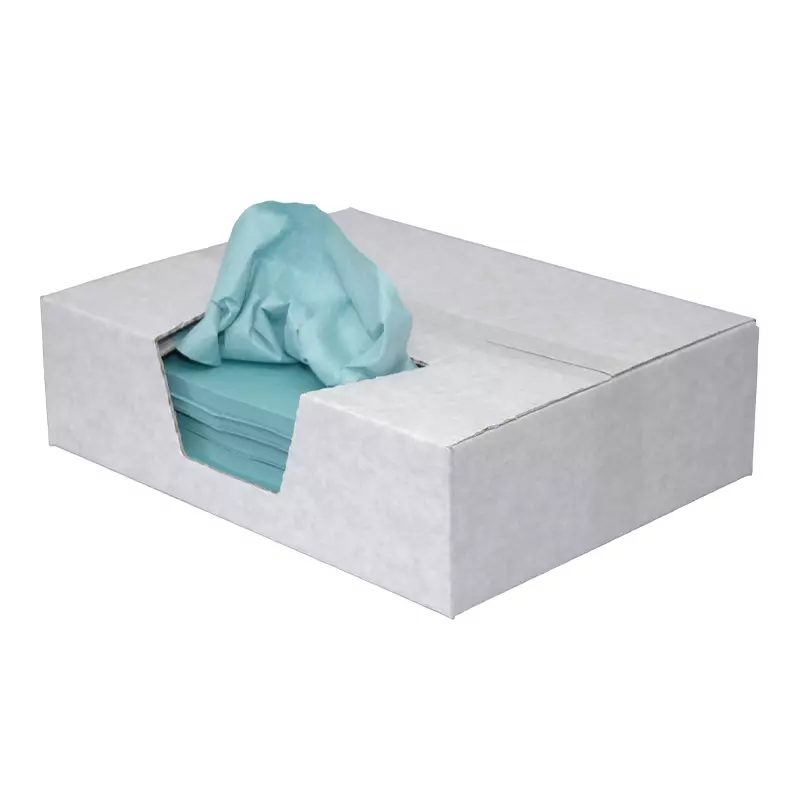 Euro Products Toptex Sky-blue poetsdoeken 38x30 cm blauw