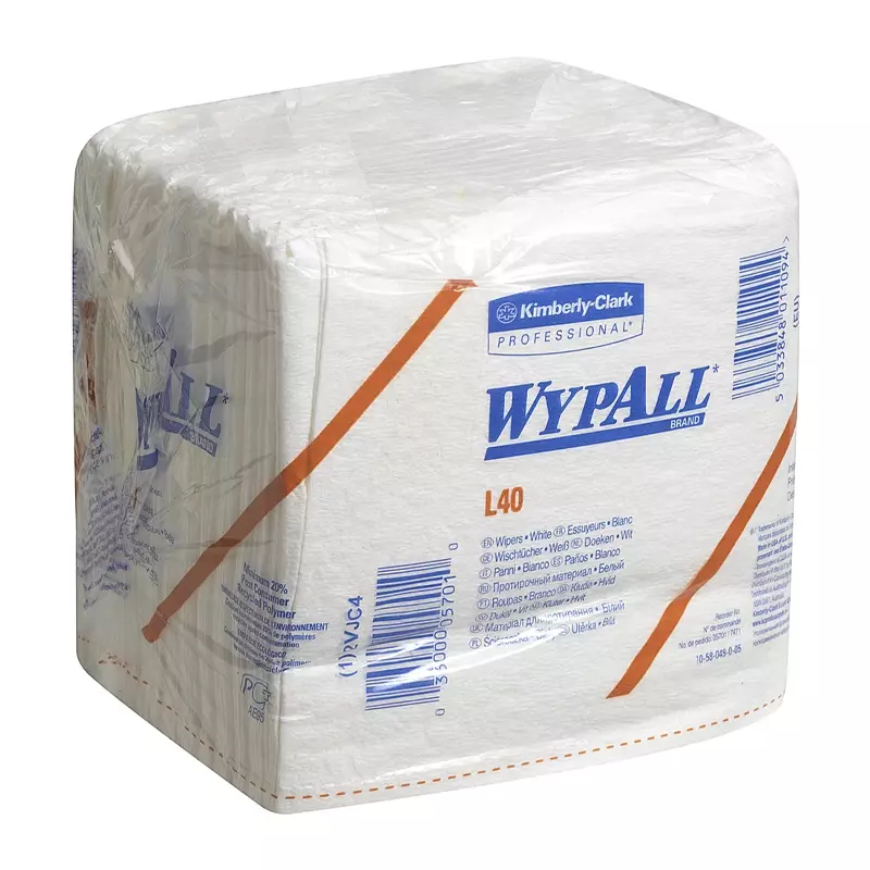 Kimberly-Clark Wypall L40 7471 poetsdoeken 304x317 mm wit