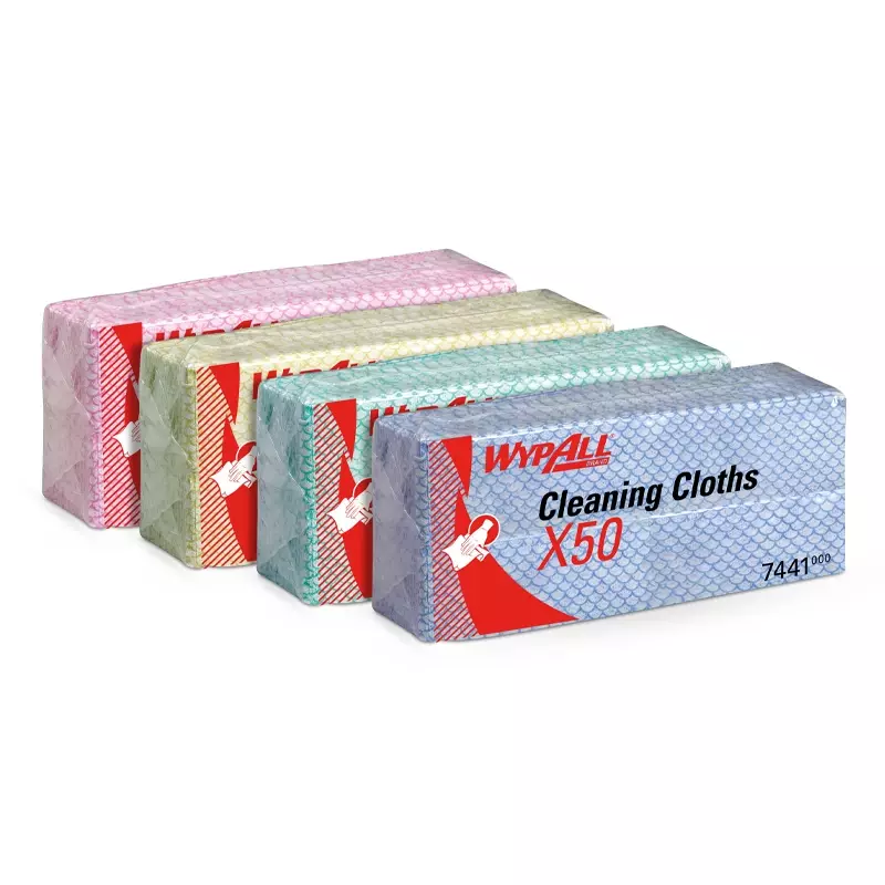 Kimberly-Clark WypAll X50 poetsdoeken 416x245 mm blauw