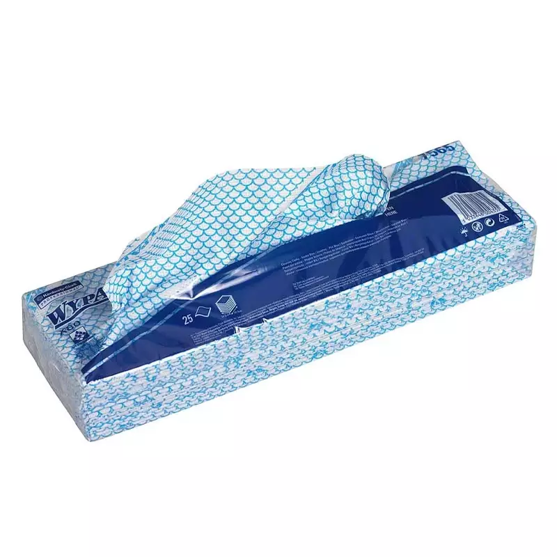 Kimberly-Clark WypAll X80 7565 poetsdoeken interfolded 410x330 mm blauw
