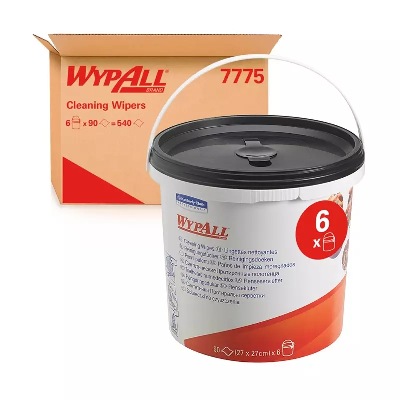 Kimberly-Clark Wypall 7775 reinigingsdoekjes groen