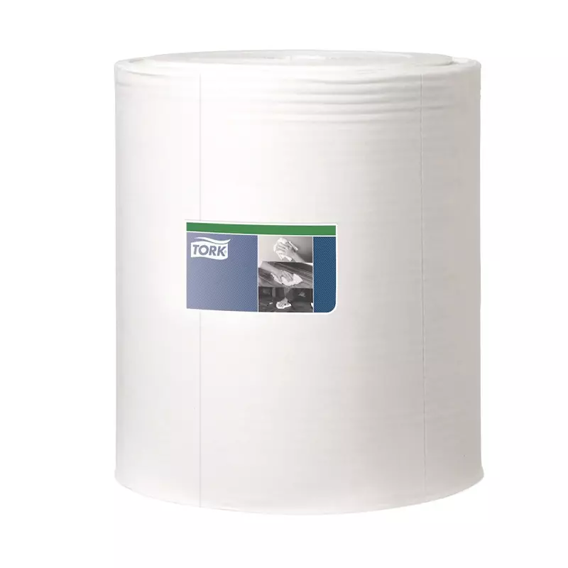 Tork poetsdoekrol Cleaning Rol W1 wit