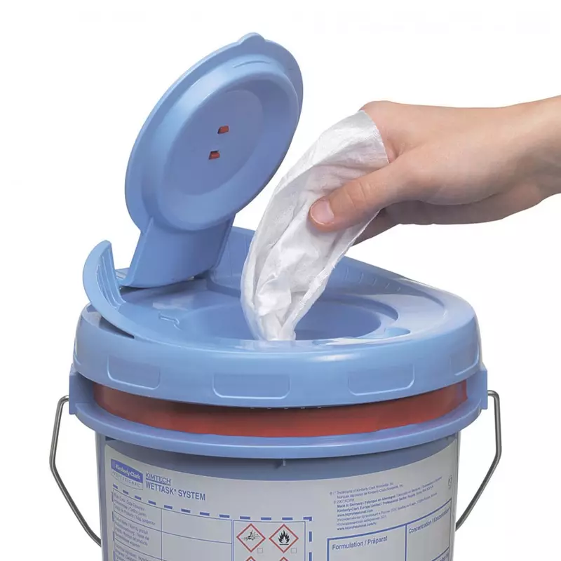 Kimberly-Clark Kimtech Wettask Solvents 6101 poetsdoekrol 317x305 mm wit<linebreak>