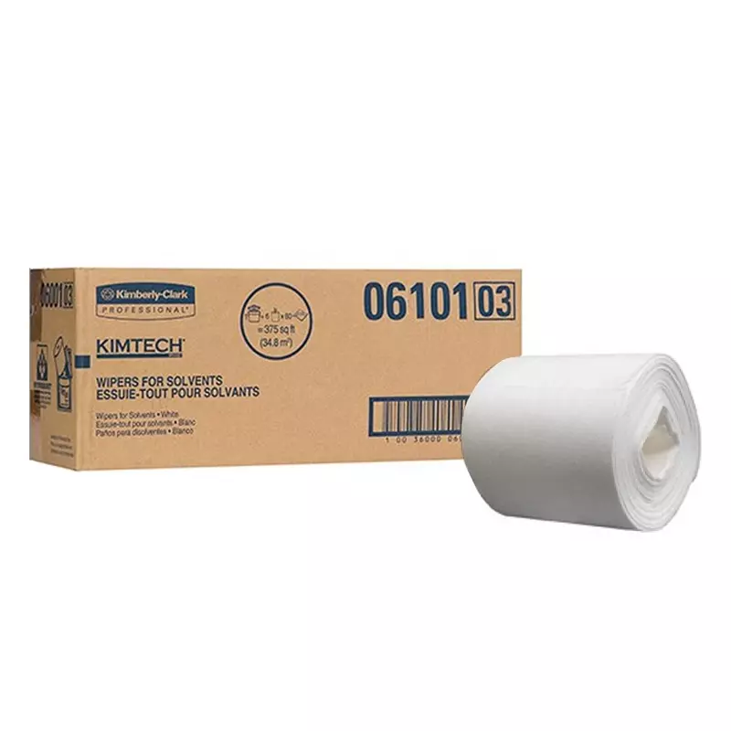 Kimberly-Clark Kimtech Wettask Solvents 6101 poetsdoekrol 317x305 mm wit<linebreak>