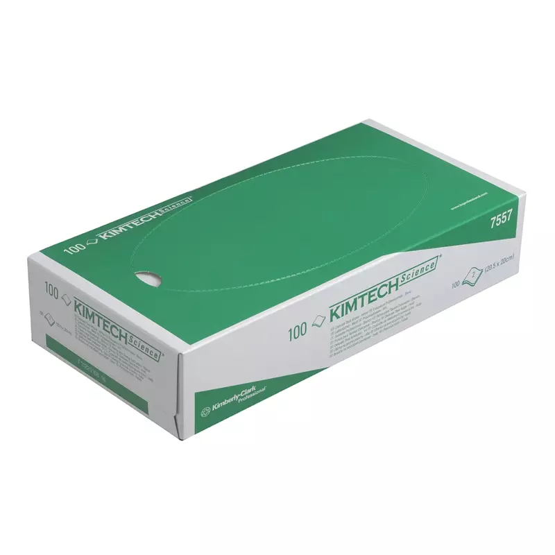 Kimberly-Clark Kimtech Science 7557 poetsdoeken 205x200 mm wit