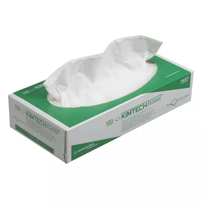 Kimberly-Clark Kimtech Science 7557 poetsdoeken 205x200 mm wit