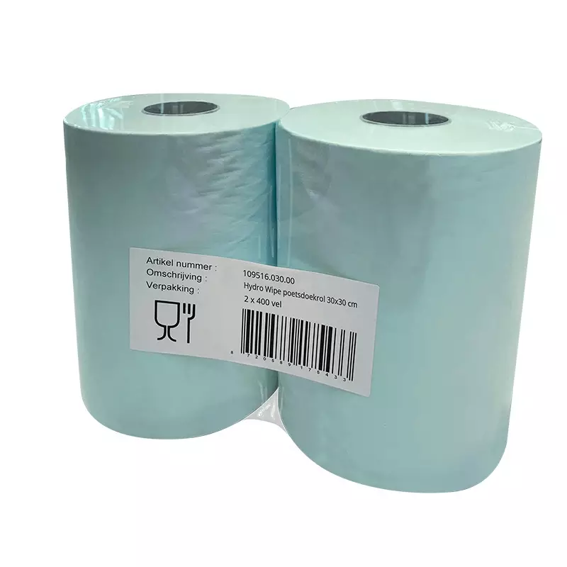 FMCP Hydro Wipe poetsdoekrol 30x30 cm blauw