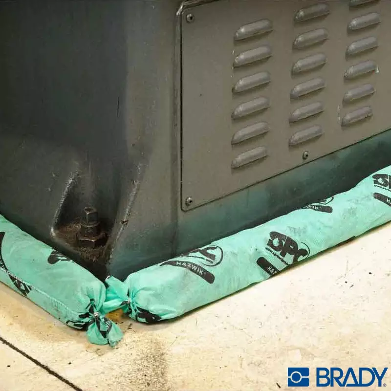 Brady HAZ124 absorptie SOC chemicaliën SPC Ø7,6x366 cm groen