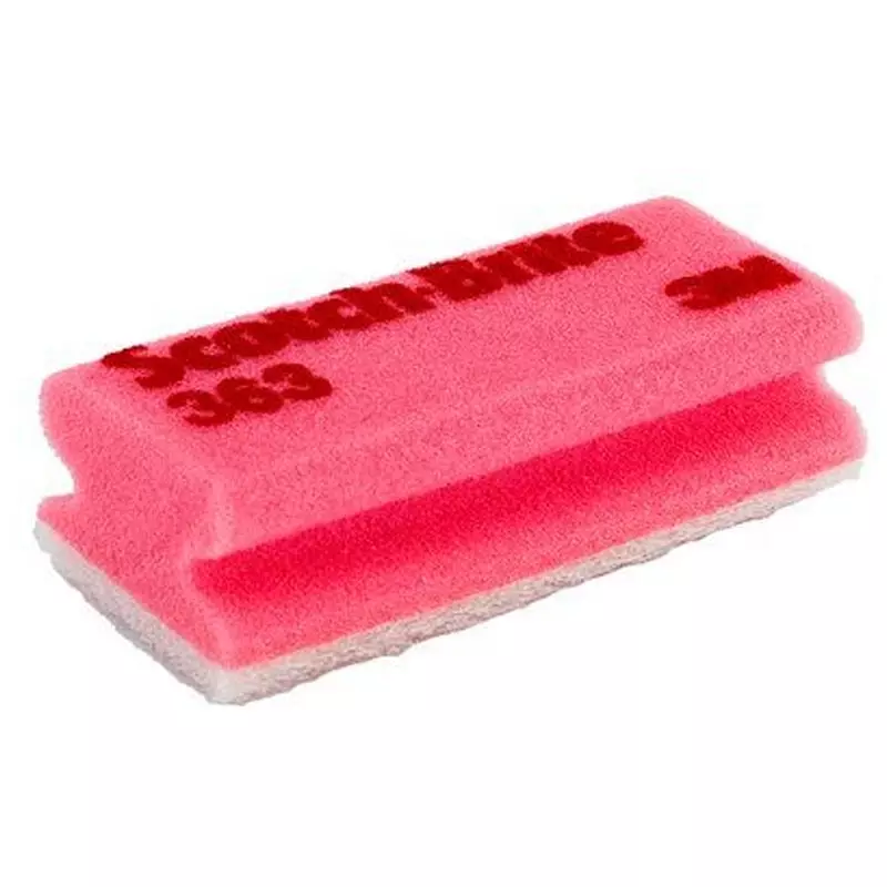 3M Scotch-Brite 363 schuurspons 70x150 mm rood/wit