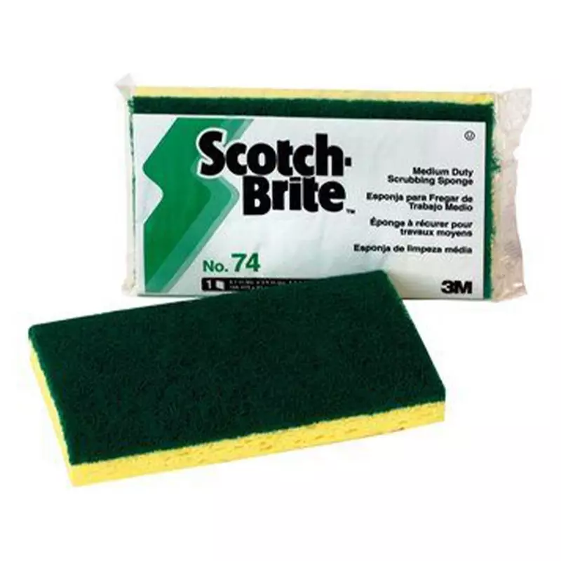 3M Scotch-Brite 74 HACCP schuurspons geel-groen