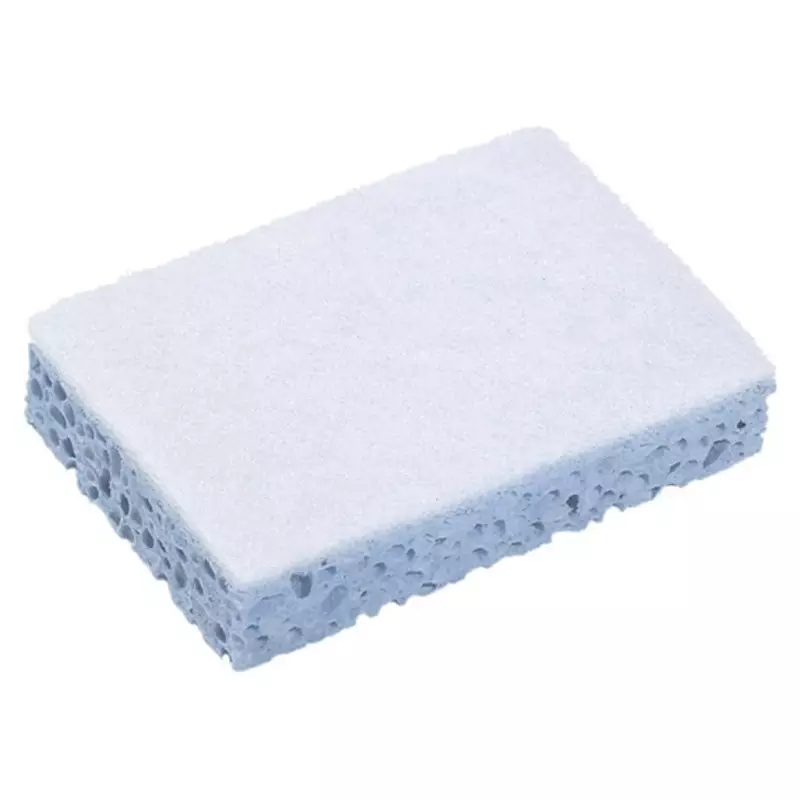 Spontex Sponrex 79 schuurspons 130x84x28 mm blauw-wit