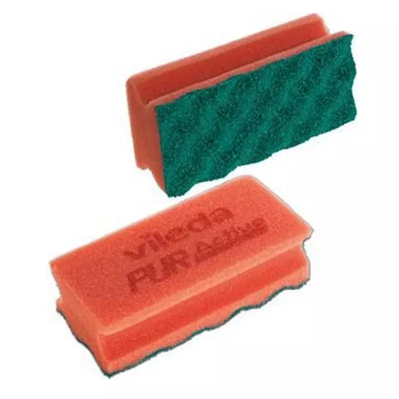 Vileda Professional PurActive schuurspons rood-groen