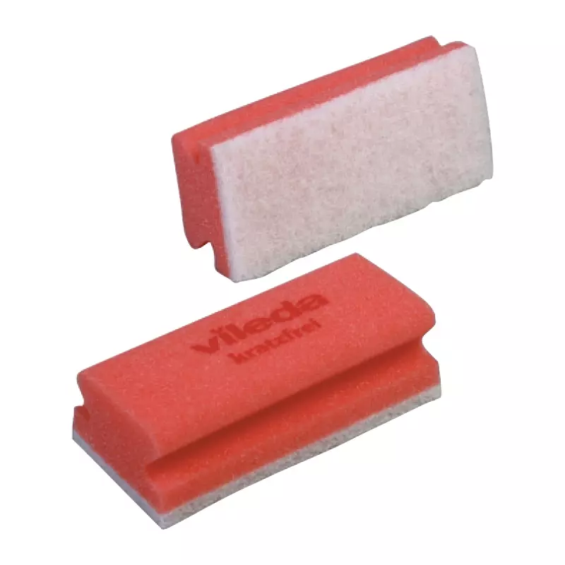 Vileda Professional Glitzi non-scratch schuurspons rood