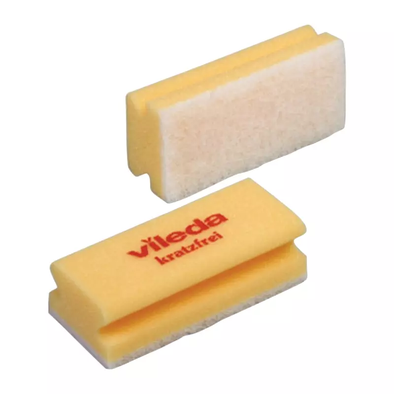 Vileda Professional Glitzi non-scratch schuurspons geel