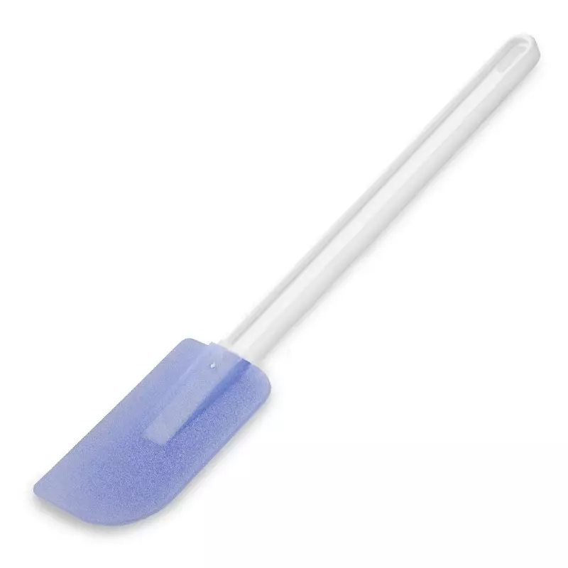 Pannenlikker siliconen blauw/wit