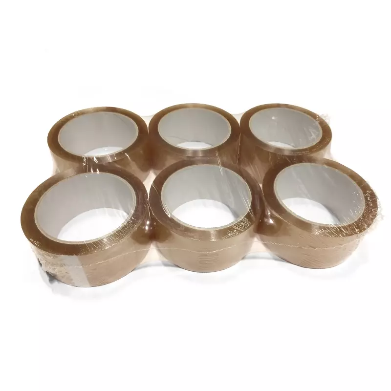 Tape rollen 48 mm breed polypropyleen solvent 66 meter
