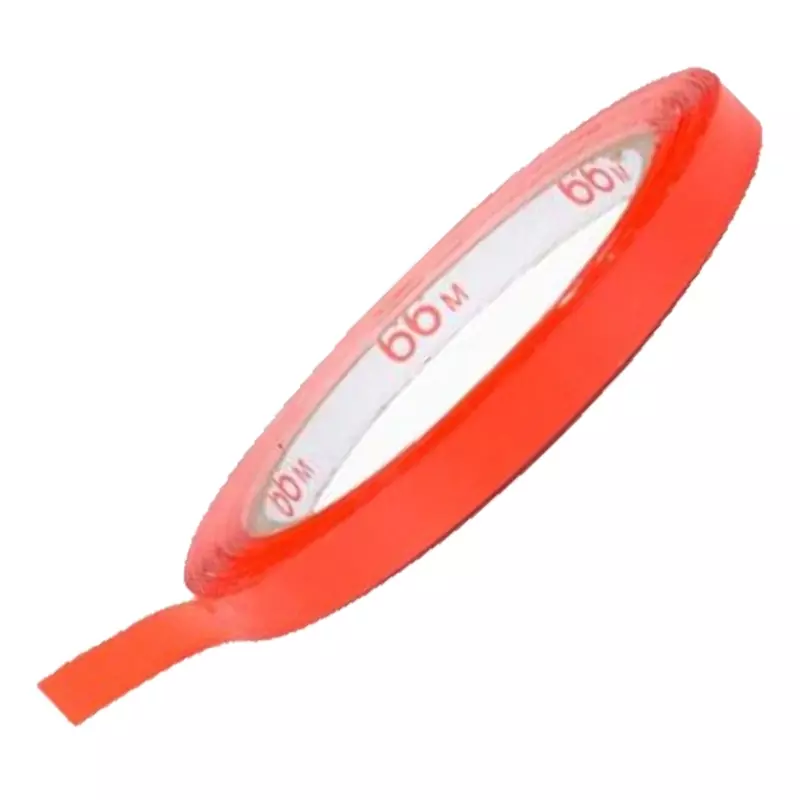 Tape PVC solvent 9 mm x 66 meter rood