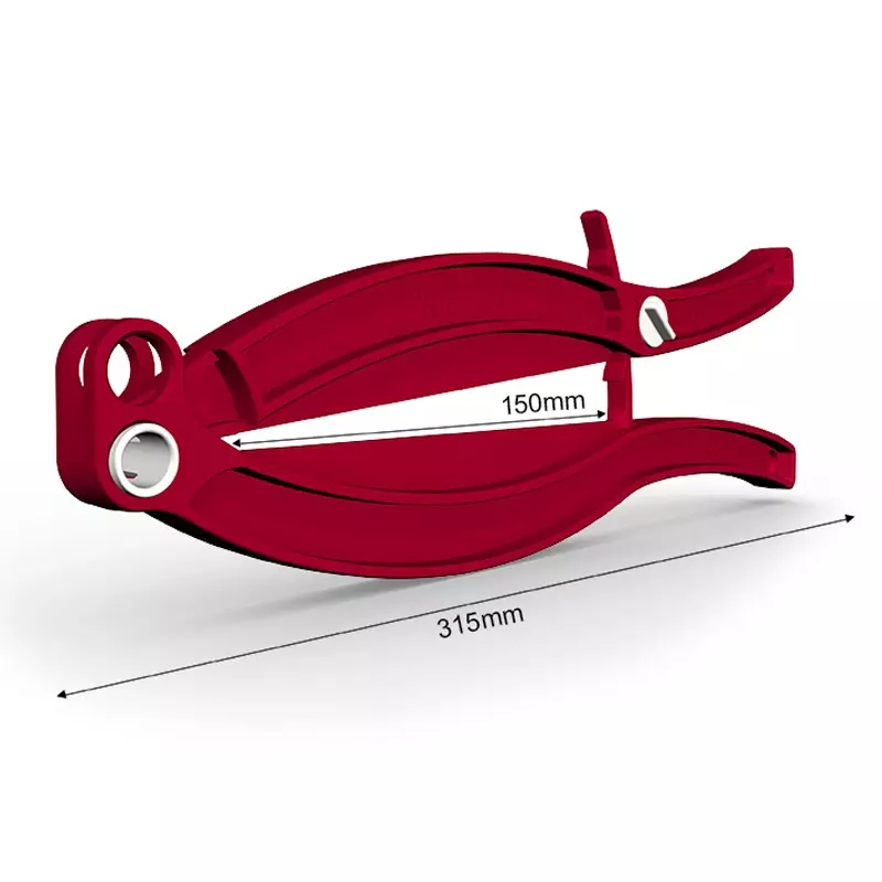WeLoc Gripper PA 150 zakafsluiter 150 mm seal-lengte rood