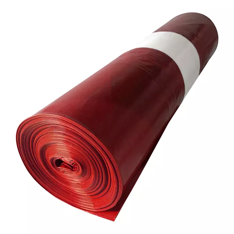 Afvalzakken rood LDPE gerecycled T70 65/25x140 cm
