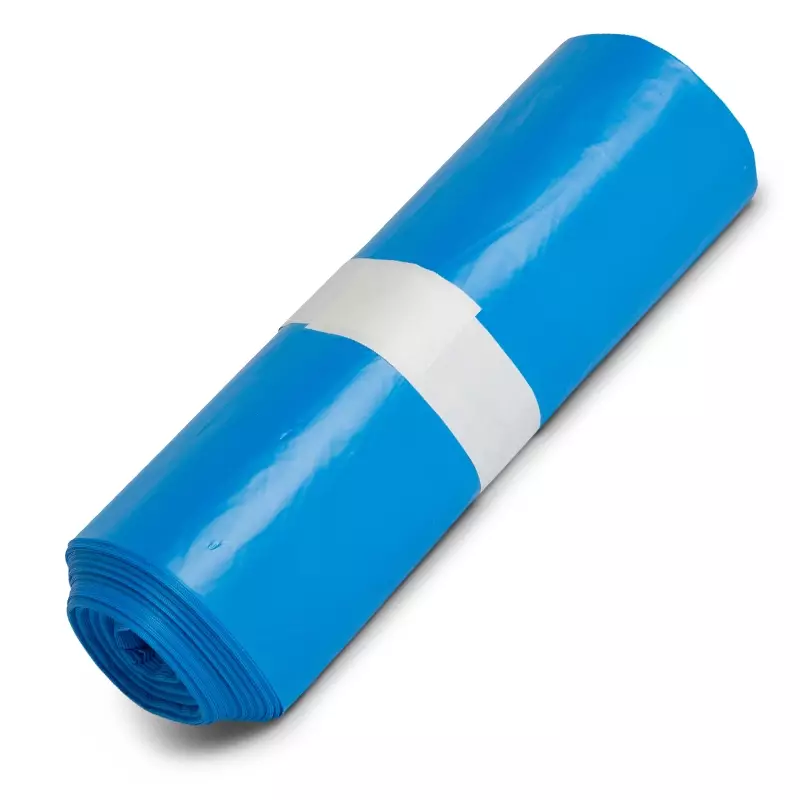 Afvalzakken blauw HDPE T30 90x110 cm
