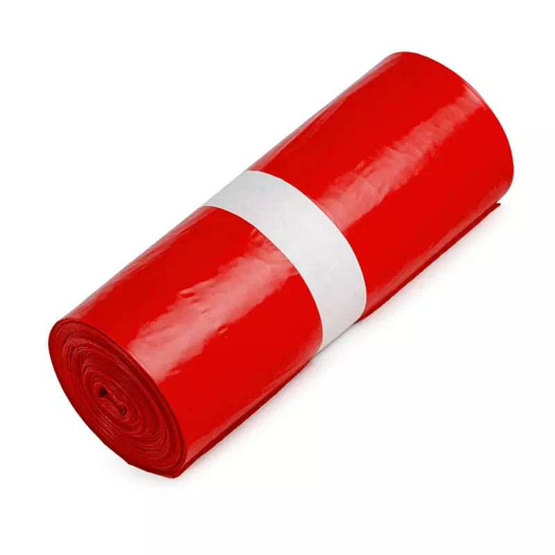 Afvalzakken rood HDPE T35 90x120 cm