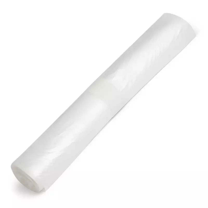 Afvalzakken transparant HDPE T20 65x140 cm