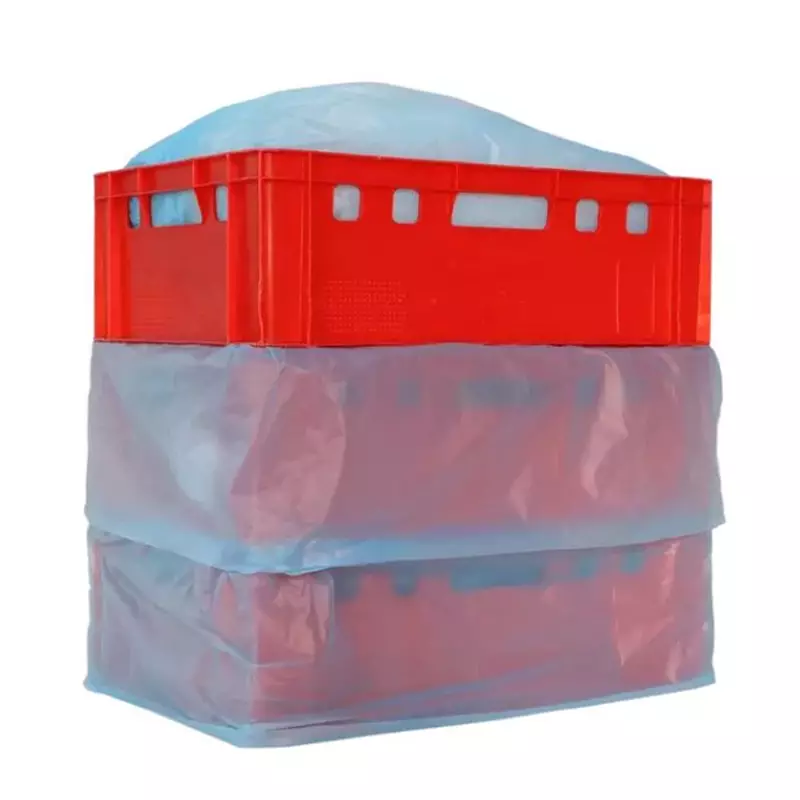 Kratzak HDPE 90/2x30x80 cm 10 mu blauw