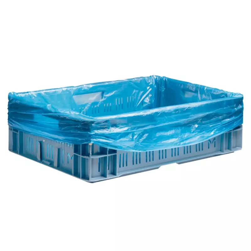 Kratzak HDPE 90/2x30x80 cm 10 mu blauw