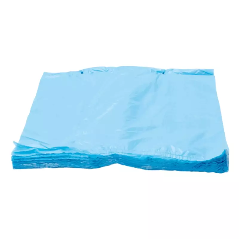 Vellen op blok LDPE 100x120 cm 45 mu blauw