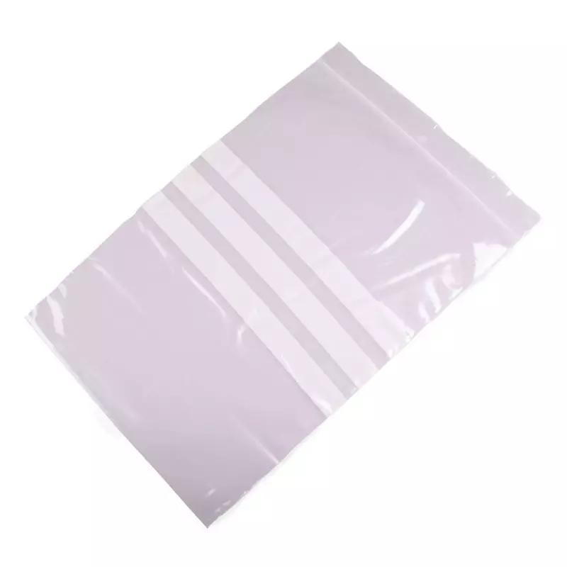 Gripzak met schrijfvlak LDPE 50 mu transparant