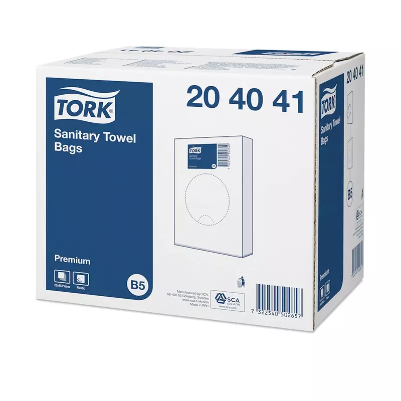 Tork hygiënezakjes damesverband voor B5 dispenser