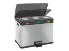 Pedaalemmer RVS EKO Rejoice 12+12+12 liter