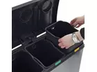 Pedaalemmer RVS EKO Rejoice 12+12+12 liter