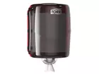 Tork Combi Rol poetspapier dispenser W2 zwart/rood