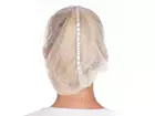 Disposable haarnetjes detecteerbaar wokkel non-woven polypropyleen 60 cm blauw