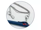 Detectamet veiligheidsketting 762 mm met sleutelhangerring en pen greep blauw