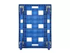 Kunststof onderstel gegalvaniseerde gaffels 800x600 mm blauw