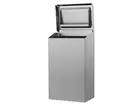 Afvalbak RVS met push klep 50 liter