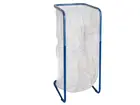Knapzakhouder staal 630x585x1300 mm 400 liter groen